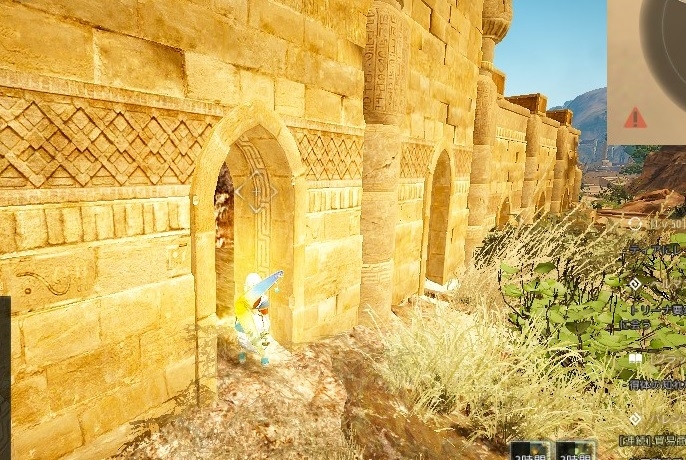 砂漠ナーガ神殿の壁すり抜けスポットにご注意を02