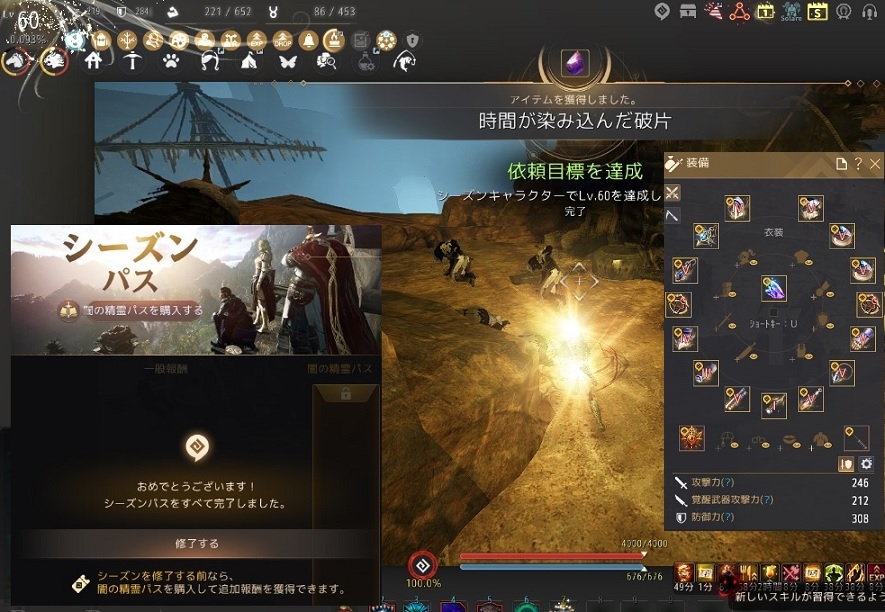 新シーズンでLSを作成してLV60まで育ててきました04