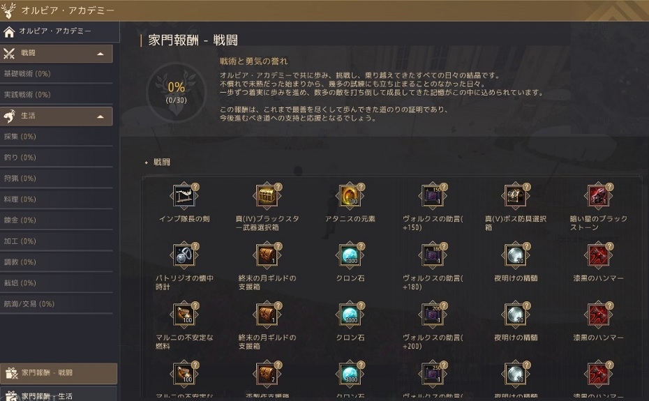 オルビアアカデミーパスのシルバー販売と学園クエストちょっと触ってみた03