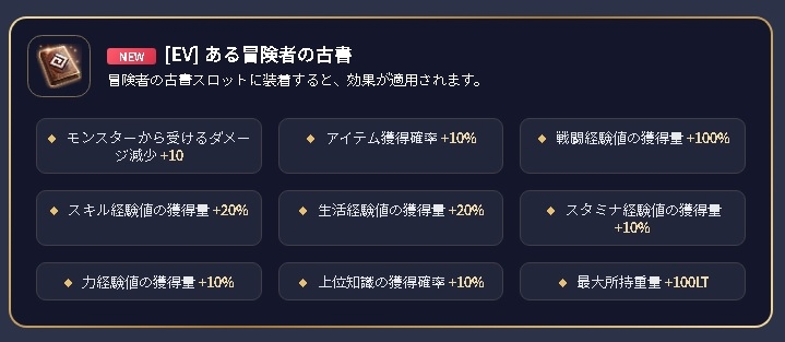 ある冒険者の古書